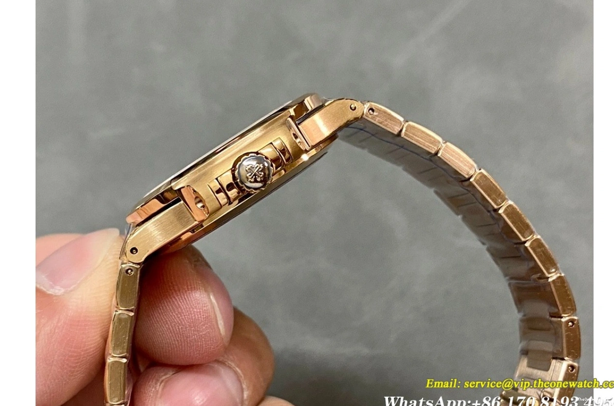 Dia Jumbo A324 3KF Dial White RG RG 35mm Nautilus 7118 0308